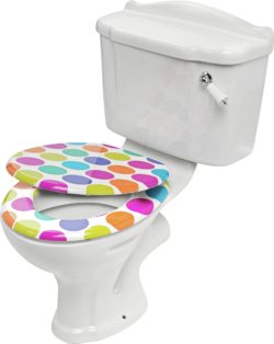 ColourMatch - Toilet Seat - Spots